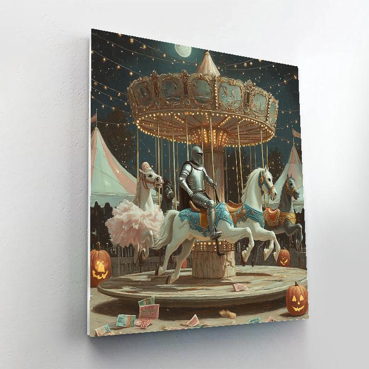 Midnight Carousel Of Lost Costumes paint by numbers