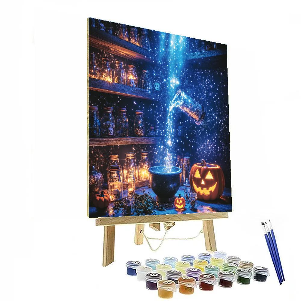 Starlight Alchemist Apothecary paint by number