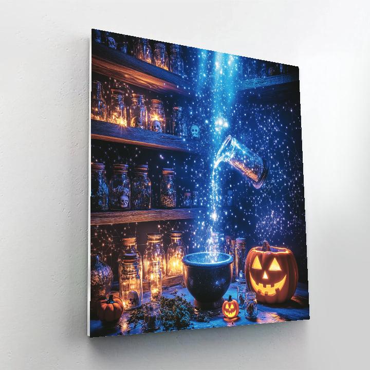 Starlight Alchemist Apothecary paint by number