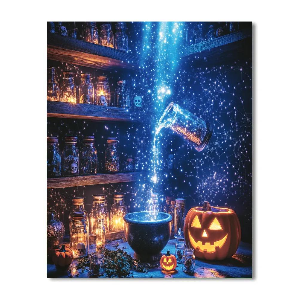 Starlight Alchemist Apothecary paint by number