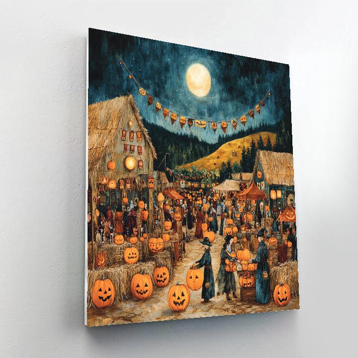 Harvest Moon Puppet Market paint by number