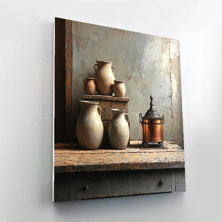 Diego Velázquez Inspired Earthenware And Copper Cluster DIY paint by numbers