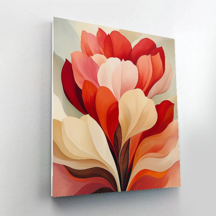 Georgia OKeeffe Inspired Desert Flowers Painting by numbers kit
