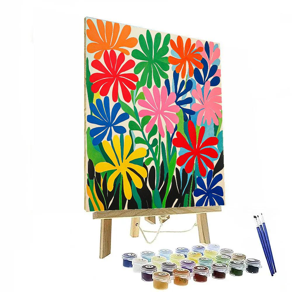 Henri Matisse Inspired Floral Patterns Paint by numbers kits