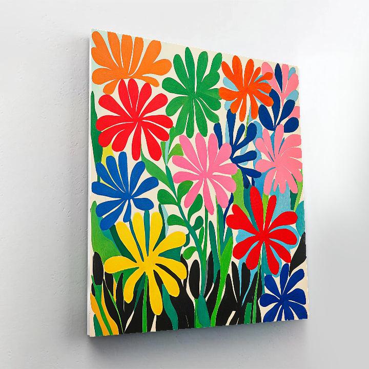 Henri Matisse Inspired Floral Patterns Paint by numbers kits