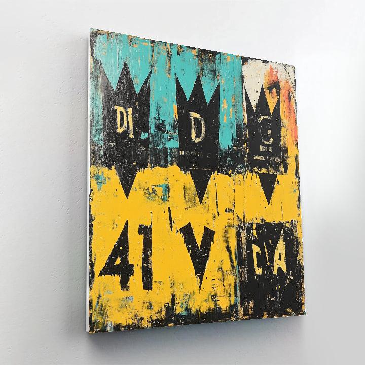 Jean-Michel Basquiat Inspired Silent Protest Painting by numbers kit