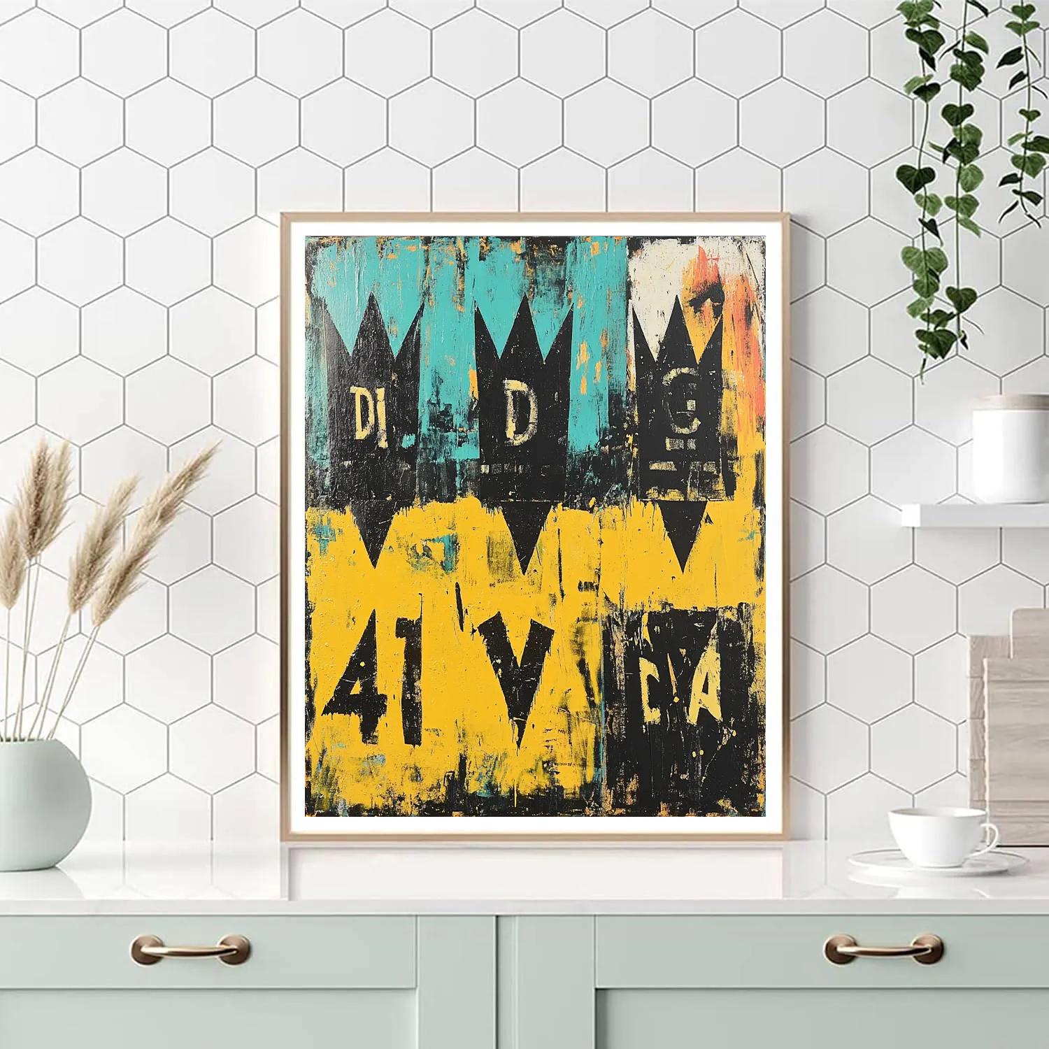 Jean-Michel Basquiat Inspired Silent Protest Painting by numbers kit