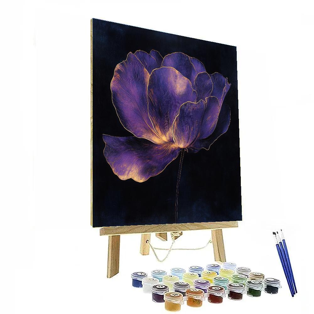 Caravaggio Inspired Nebula Petal painting number kit