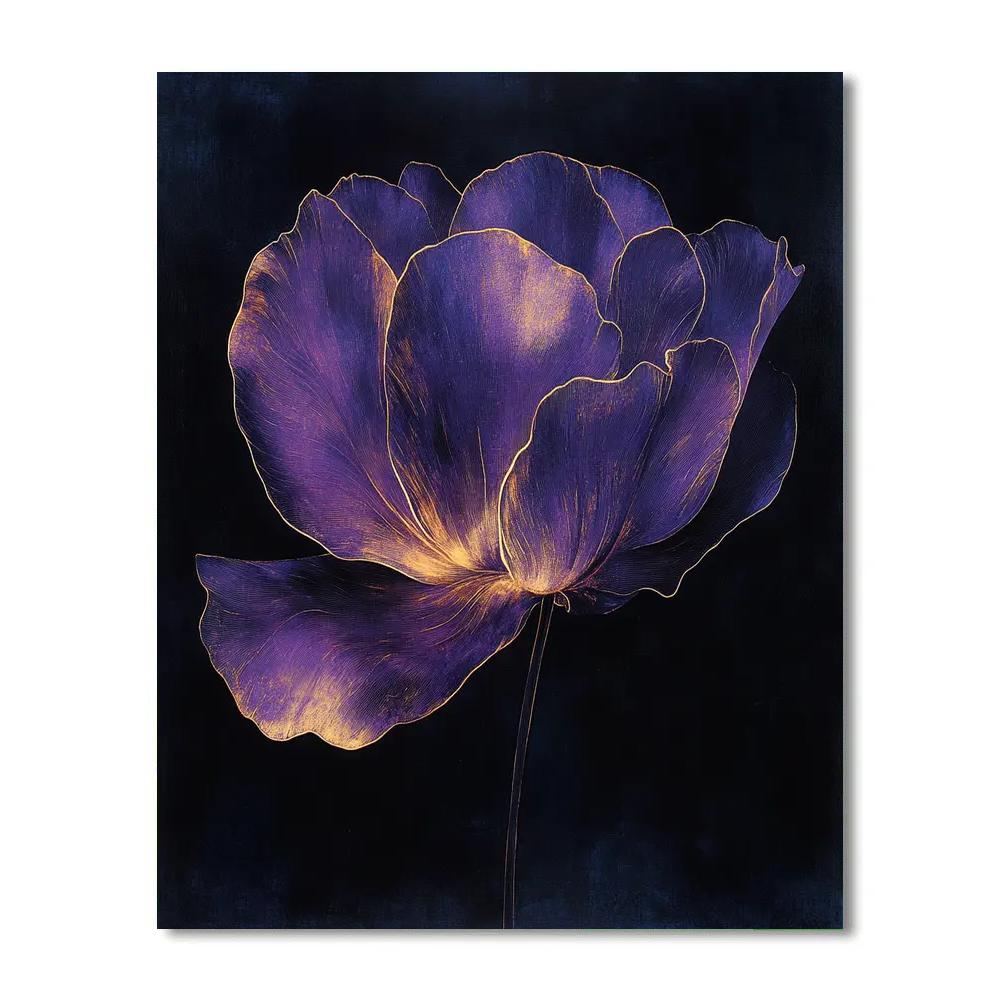 Caravaggio Inspired Nebula Petal painting number kit