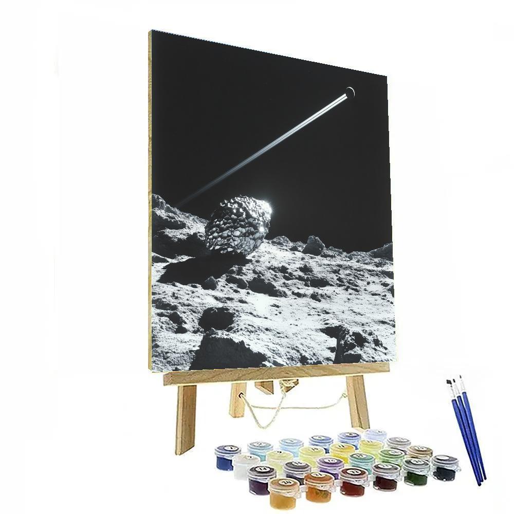 Caravaggio Inspired Comet Bloom Number painting