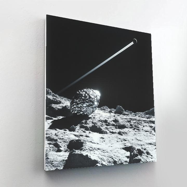 Caravaggio Inspired Comet Bloom Number painting