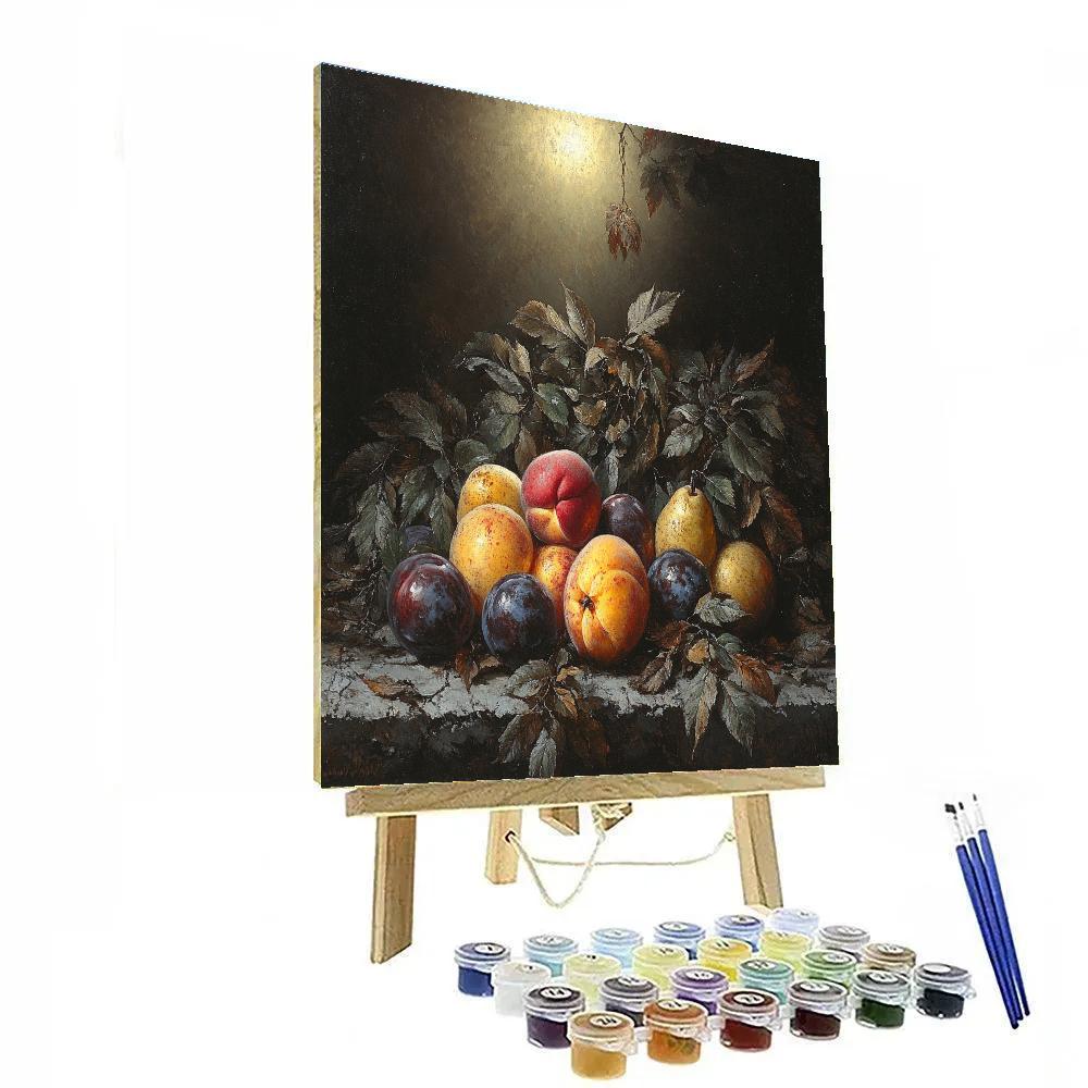 Caravaggio Inspired Decaying Garden Treasures DIY paint by numbers