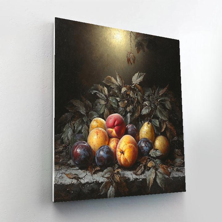 Caravaggio Inspired Decaying Garden Treasures DIY paint by numbers