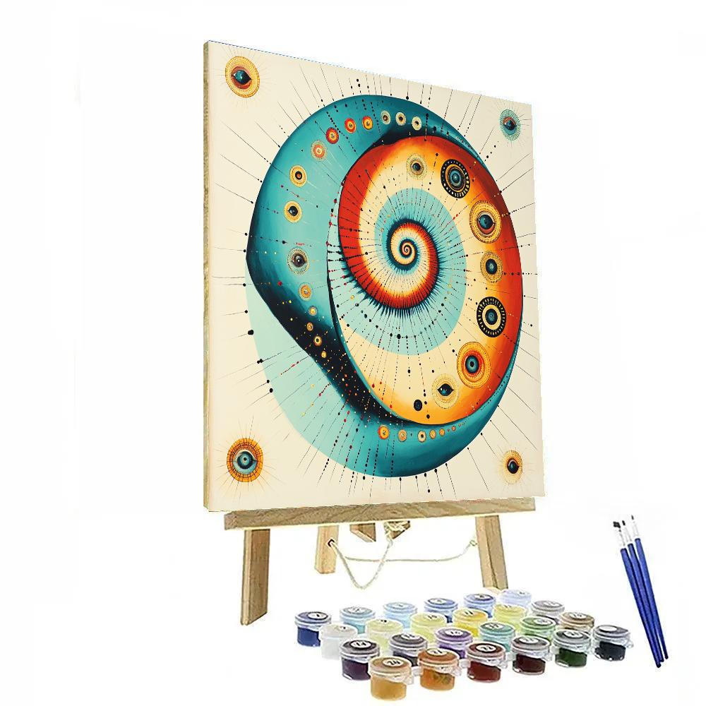 Joan Miró Inspired Dream Nautilus Paint by numbers art