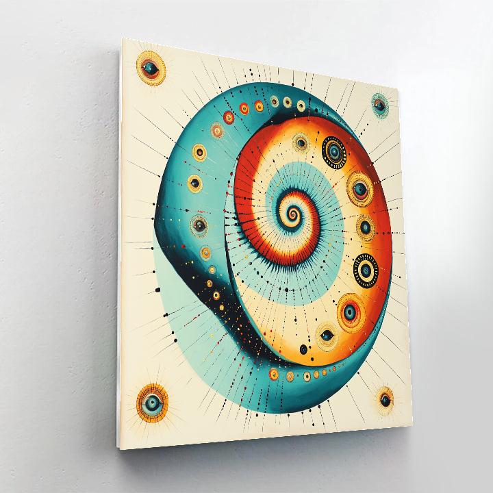 Joan Miró Inspired Dream Nautilus Paint by numbers art