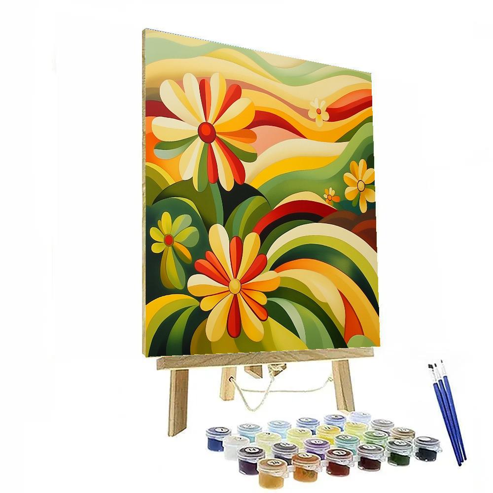 Joan Miró Inspired Garden Of Imagination Number painting