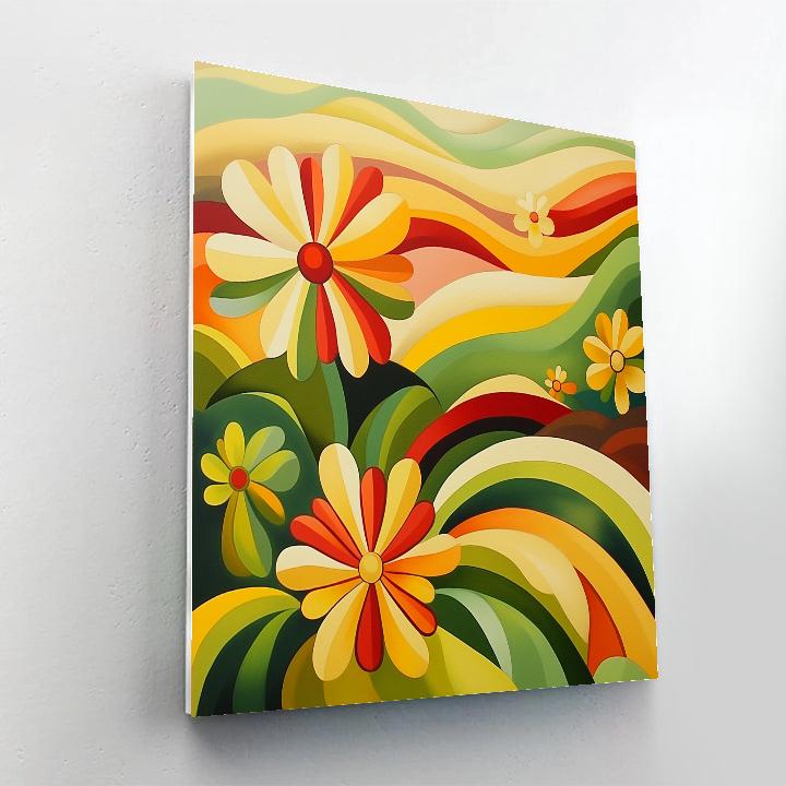 Joan Miró Inspired Garden Of Imagination Number painting