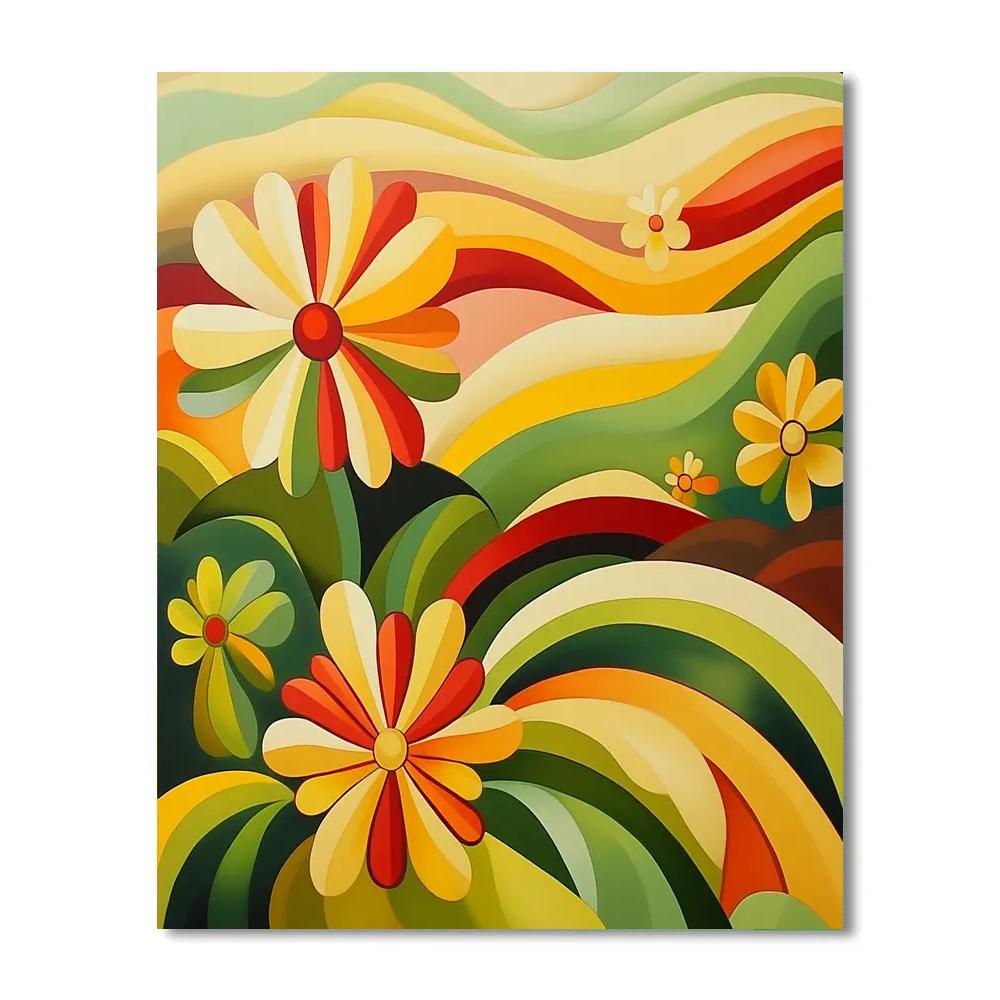 Joan Miró Inspired Garden Of Imagination Number painting