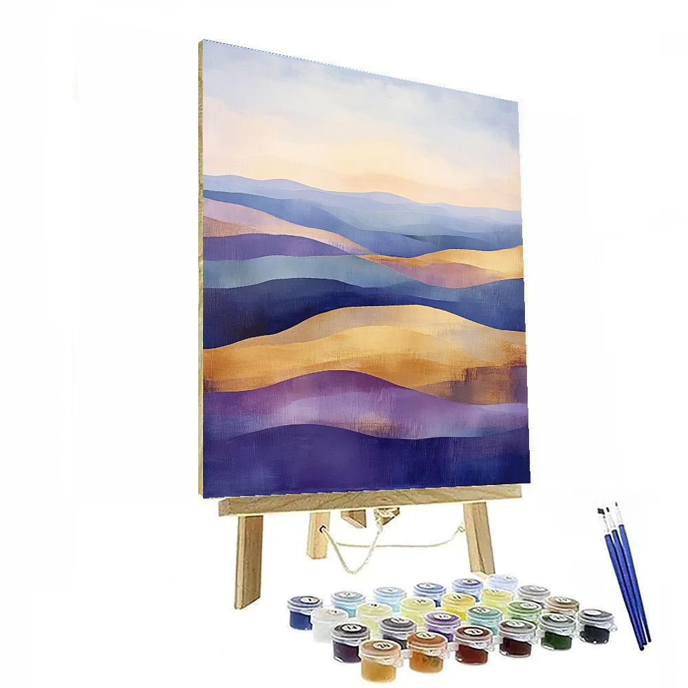 Paul Cézanne Inspired Chromatic Stillness Number painting