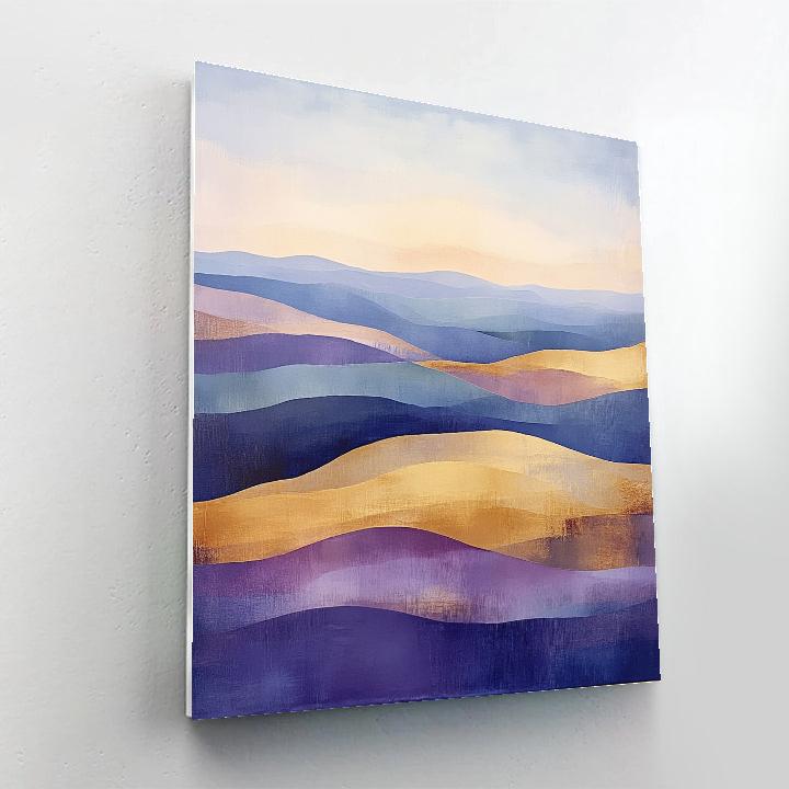 Paul Cézanne Inspired Chromatic Stillness Number painting