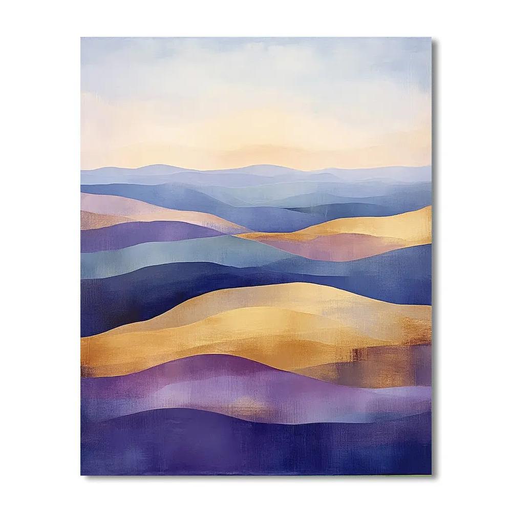 Paul Cézanne Inspired Chromatic Stillness Number painting