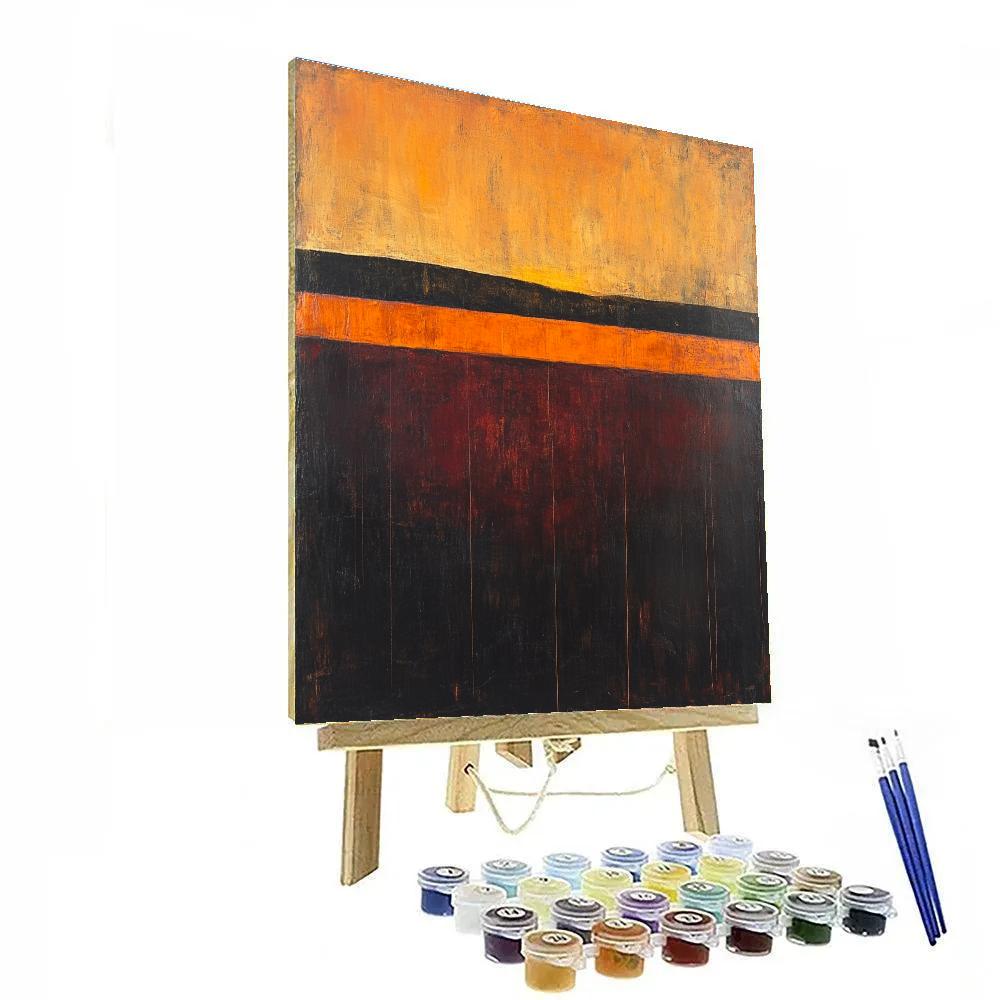 Mark Rothko Inspired Molten Horizon Painting by numbers kit