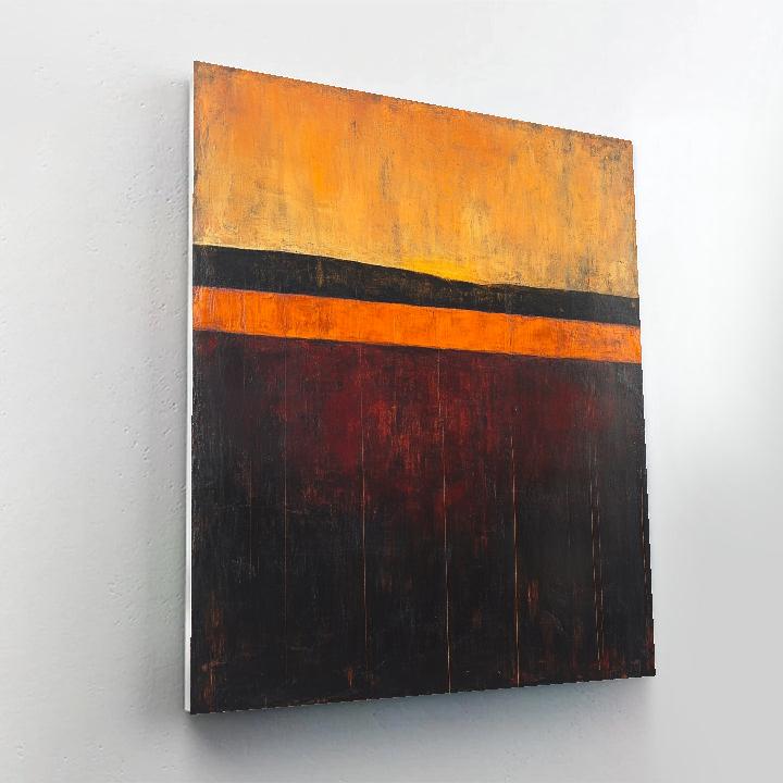 Mark Rothko Inspired Molten Horizon Painting by numbers kit