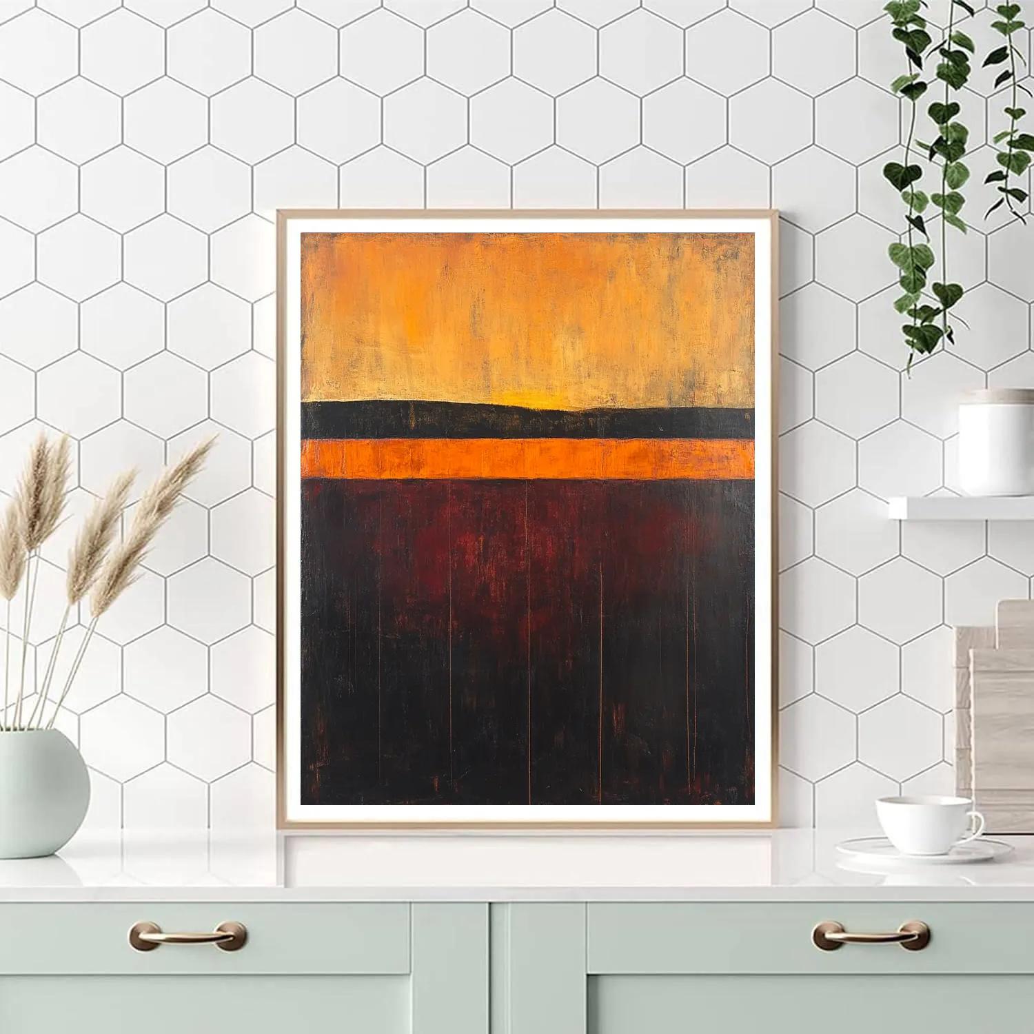 Mark Rothko Inspired Molten Horizon Painting by numbers kit