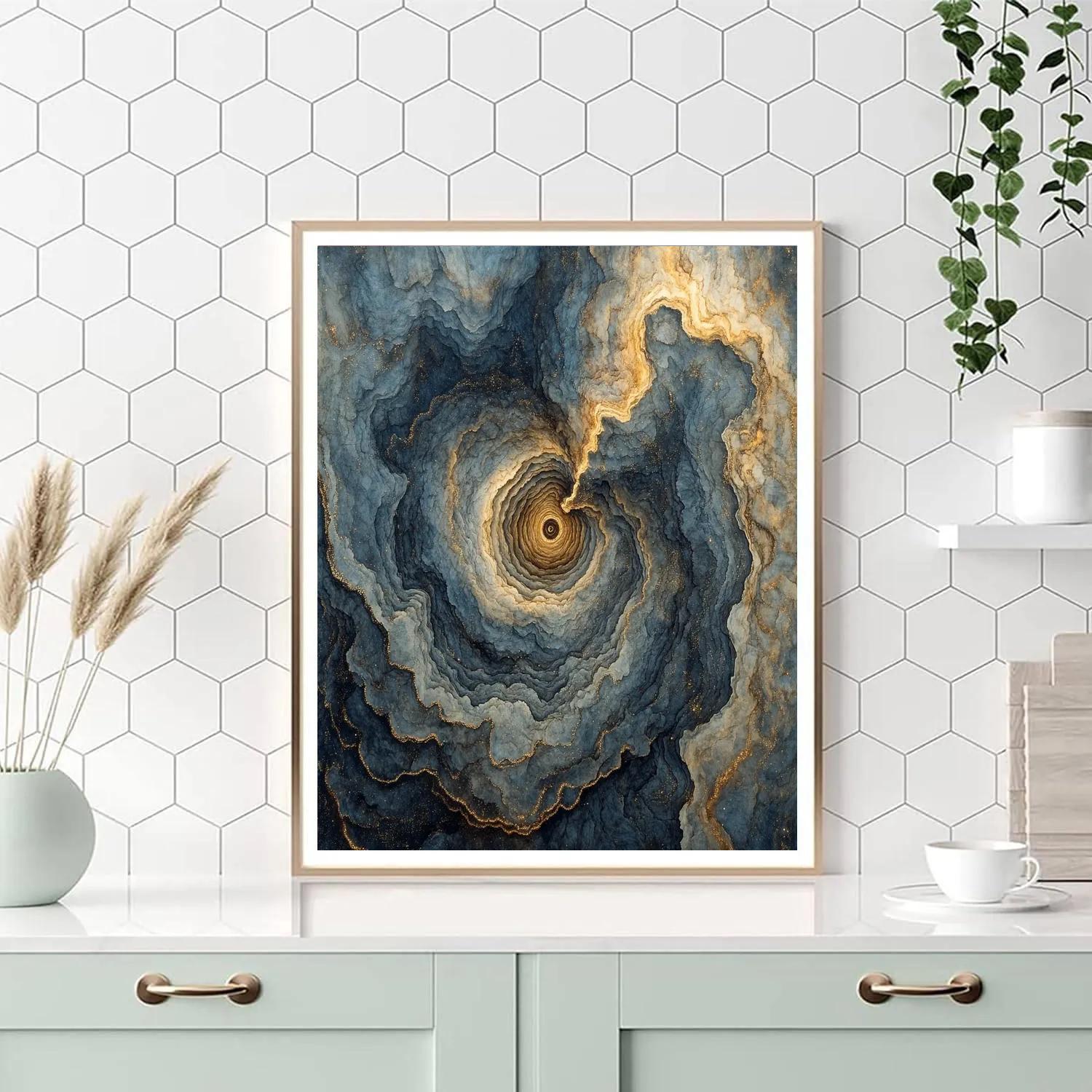 Michelangelo Inspired Nebular Anvil Paint by numbers kits
