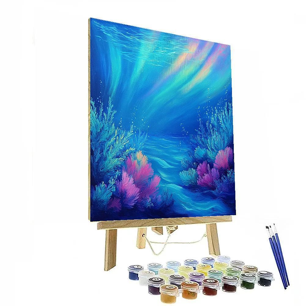 Edgar Degas Inspired Aurora Reef painting number kit