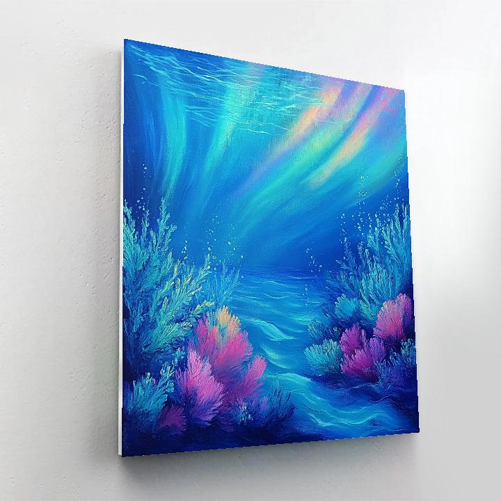 Edgar Degas Inspired Aurora Reef painting number kit