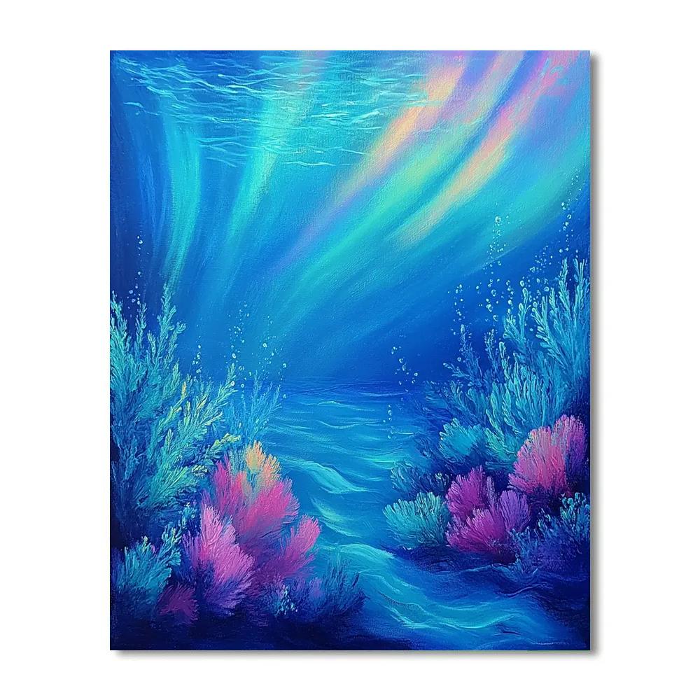 Edgar Degas Inspired Aurora Reef painting number kit