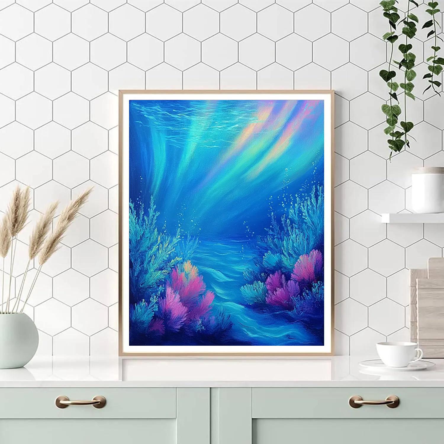 Edgar Degas Inspired Aurora Reef painting number kit