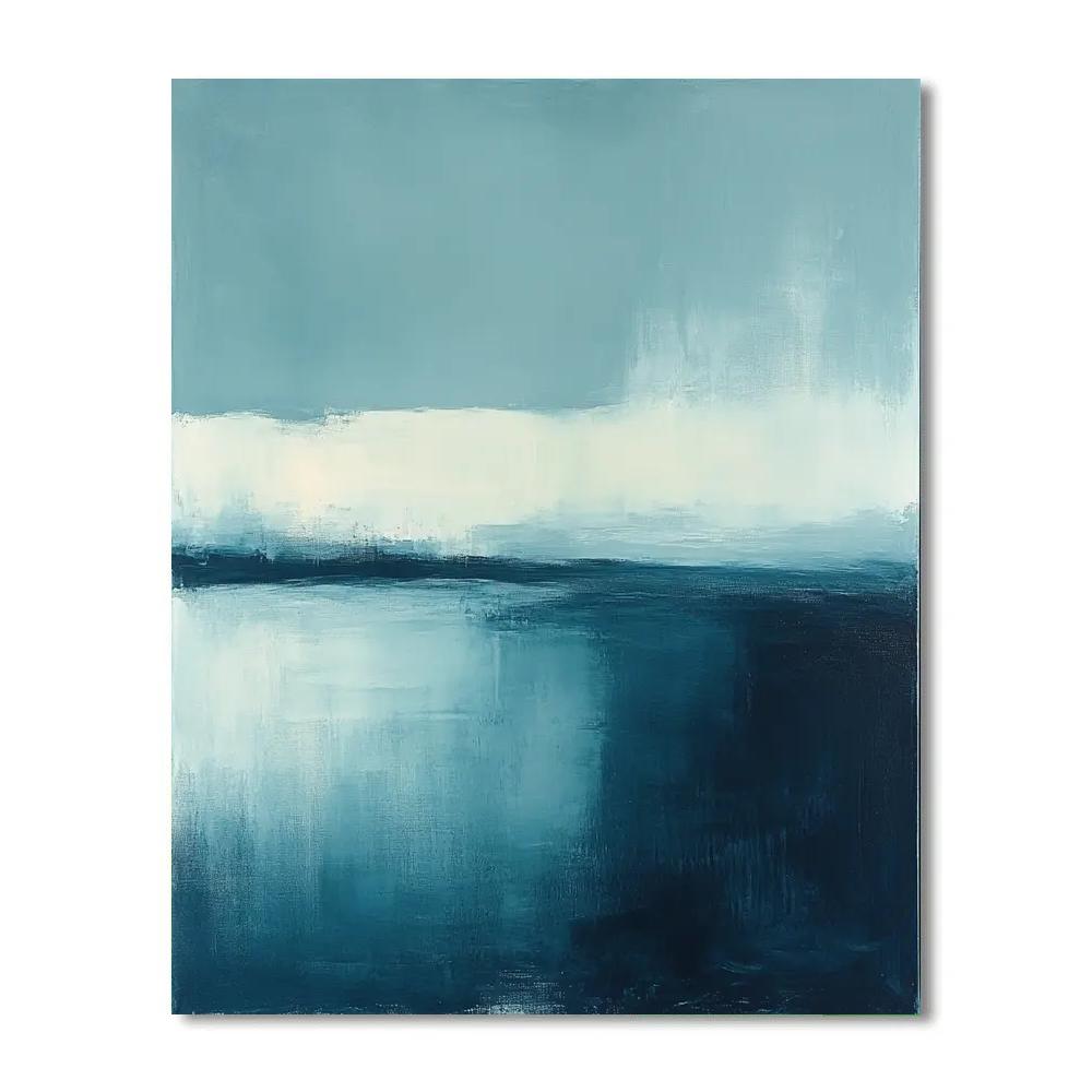 Mark Rothko Inspired Arctic Stillness paint by numbers