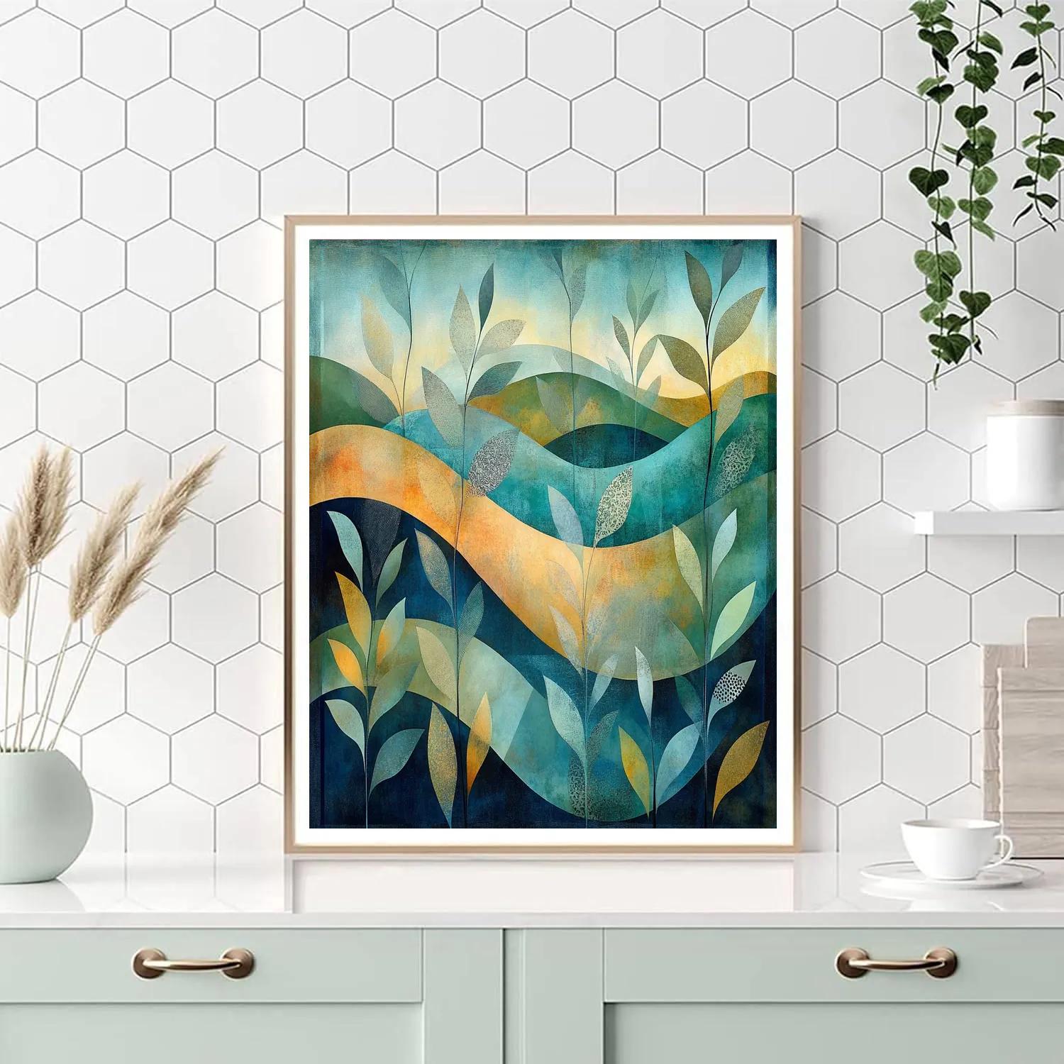 Max Ernst Inspired Dreamscape Flora Paint by numbers art