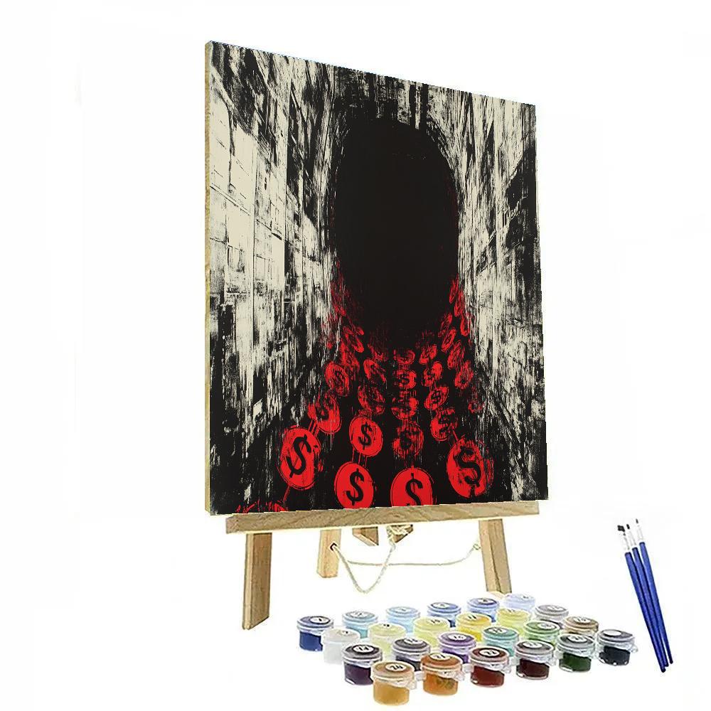 Banksy Inspired Capitalist Void paint by numbers