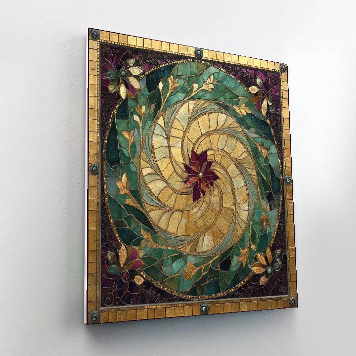 Gustav Klimt Inspired Golden Garden Of Whispers Number painting