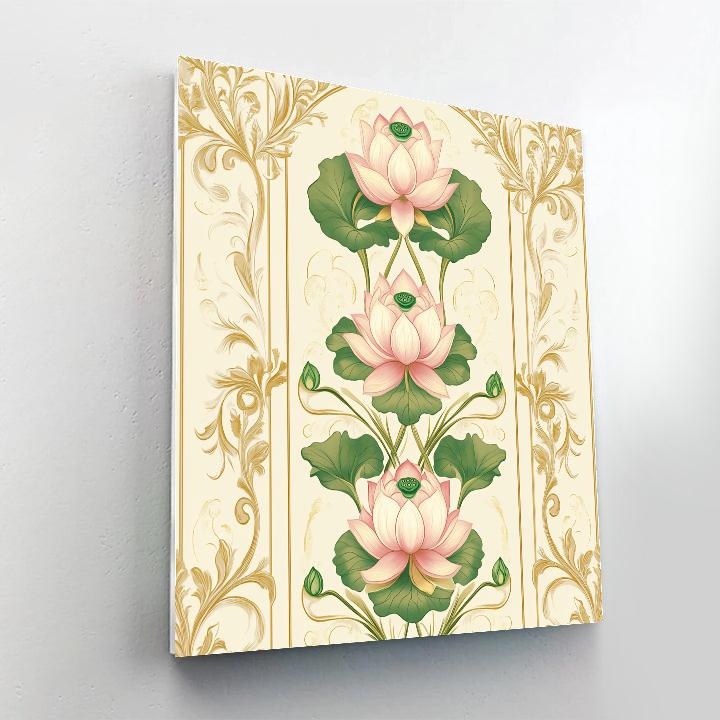 Alphonse Mucha Inspired Eternal Bloom Symphony Paint by numbers art