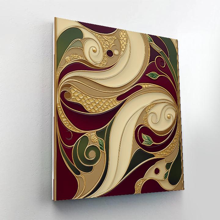 Gustav Klimt Inspired Ornamental River Of Memory painting number kit