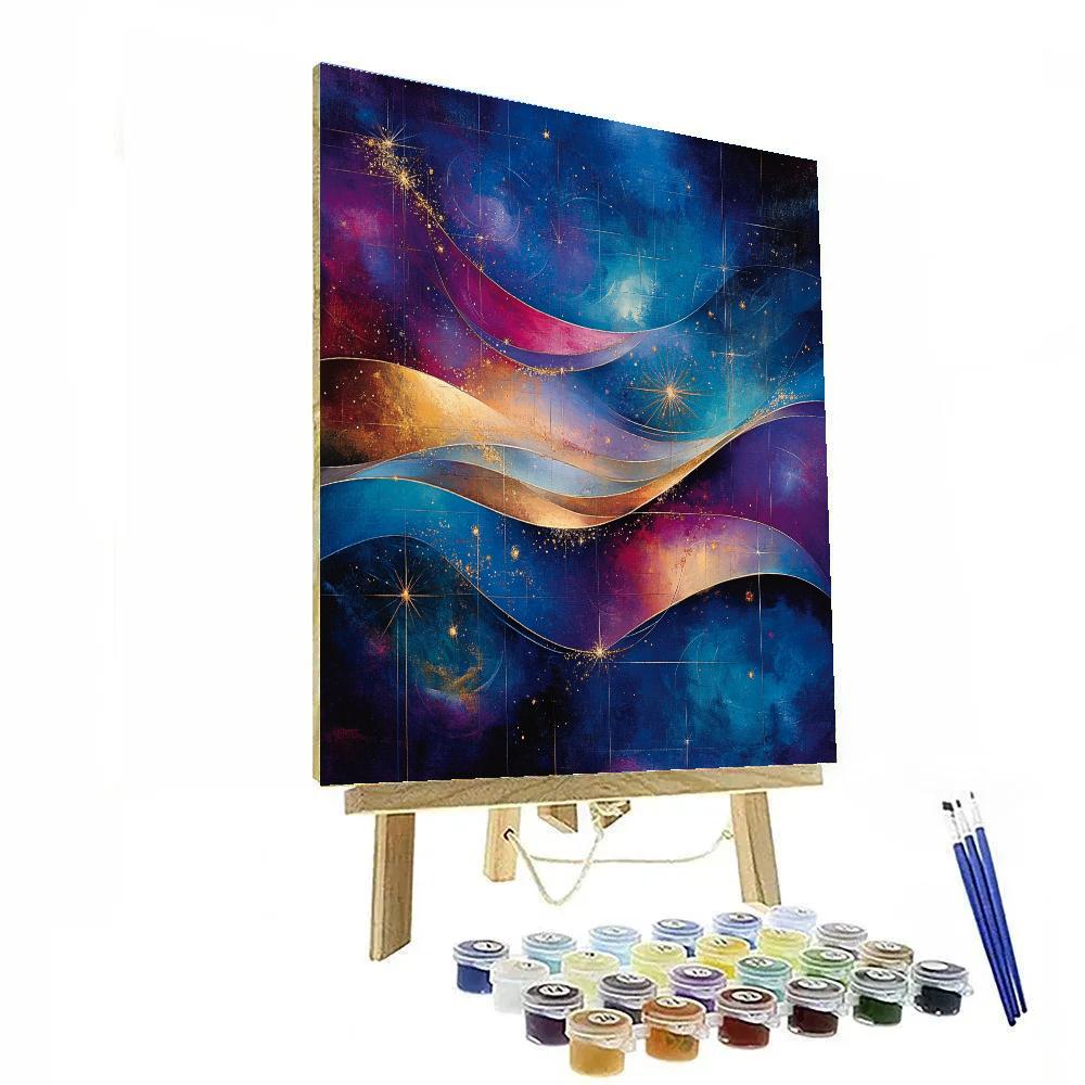 Paul Klee Inspired Cosmic Dreams painting number kit