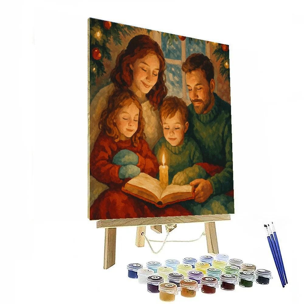 Snowbound Storytime Paint by numbers kits
