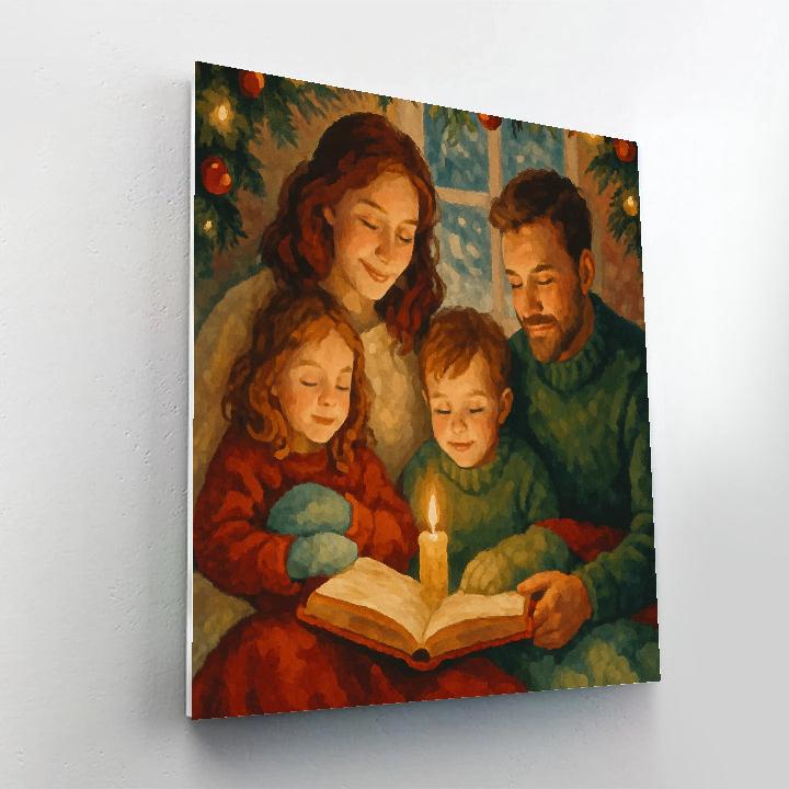 Snowbound Storytime Paint by numbers kits