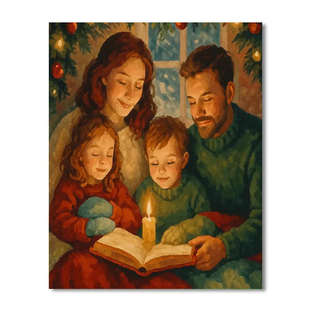 Snowbound Storytime Paint by numbers kits