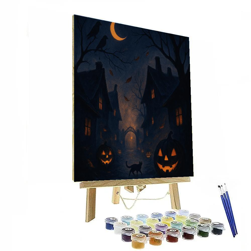 Halloween Nocturne Numbered painting kits