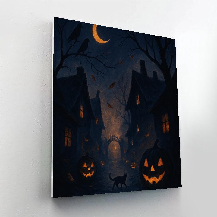 Halloween Nocturne Numbered painting kits