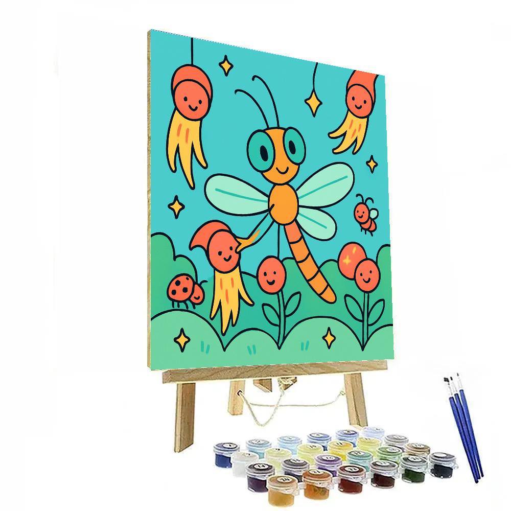 Comet Garden Dragonfly paint by numbers