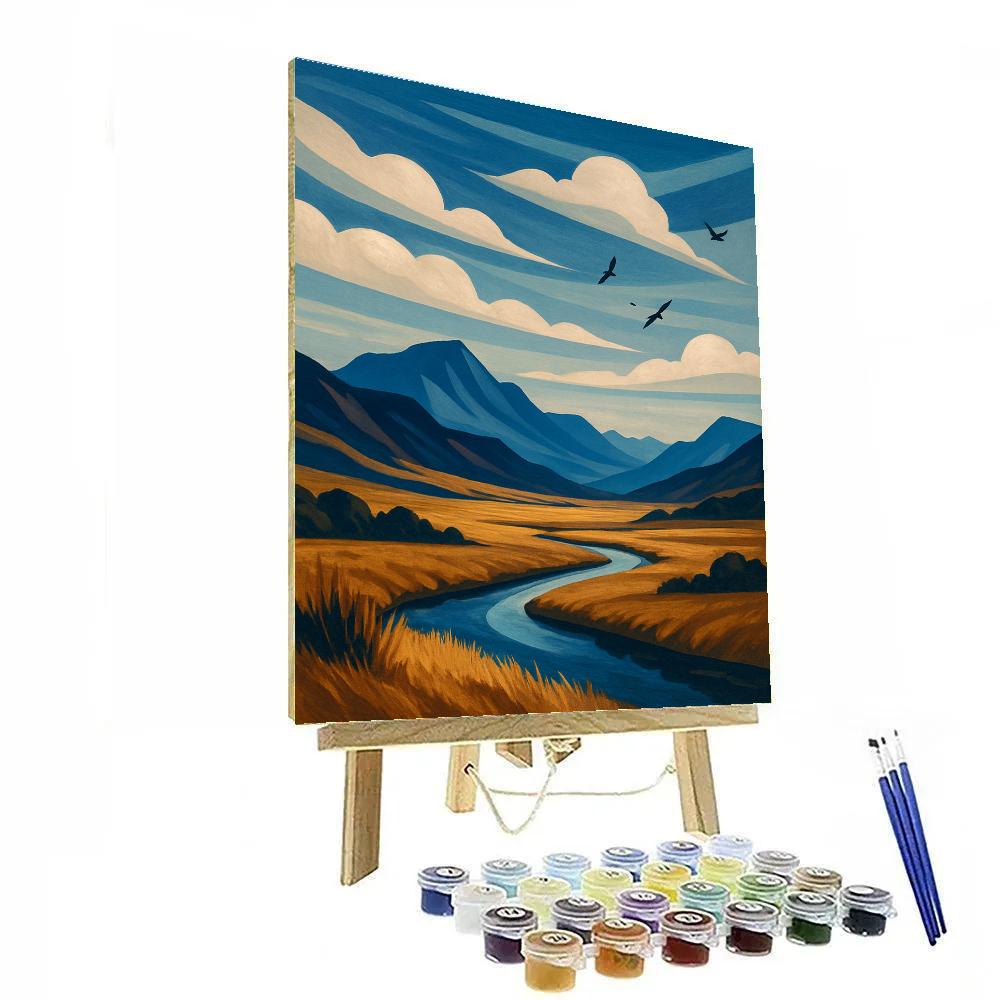Landscape Horizons Painting by numbers kit