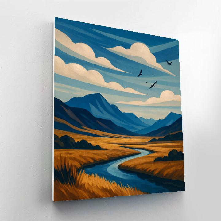 Landscape Horizons Painting by numbers kit