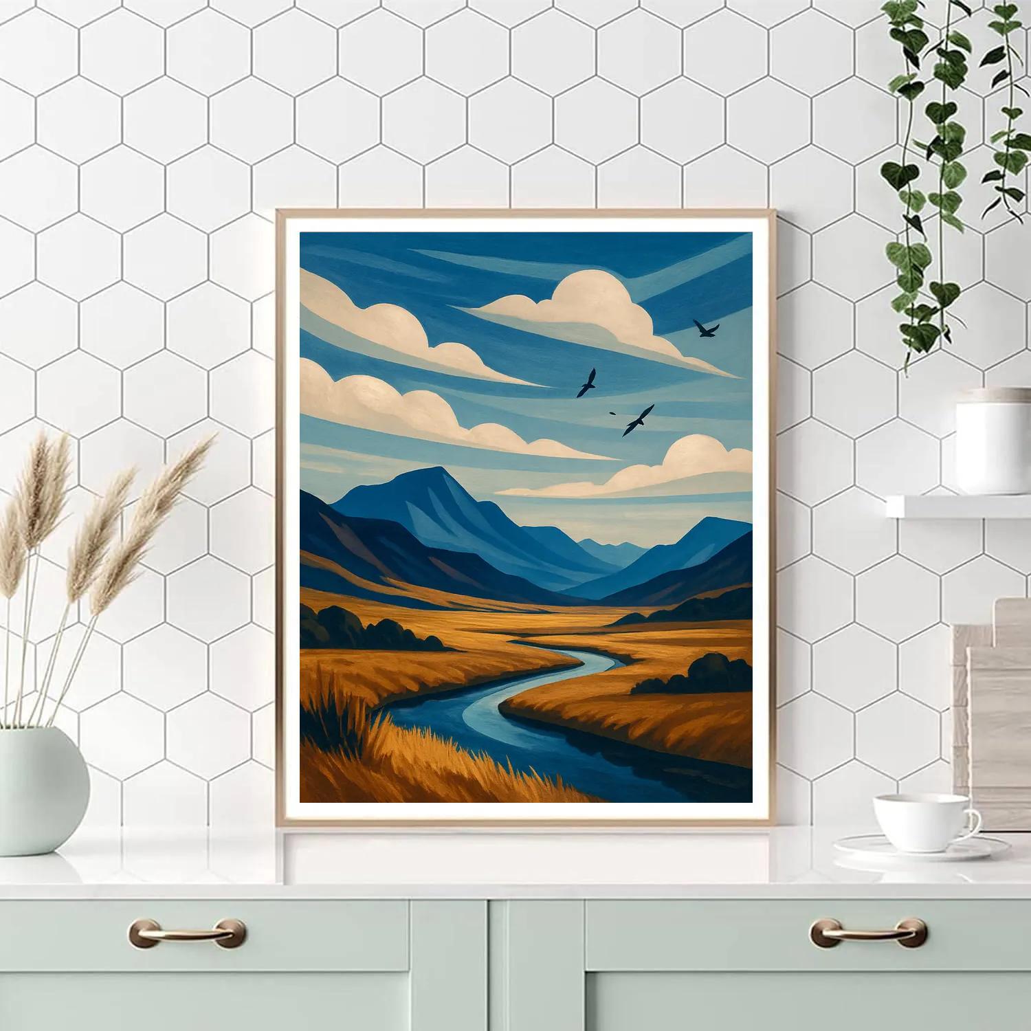 Landscape Horizons Painting by numbers kit