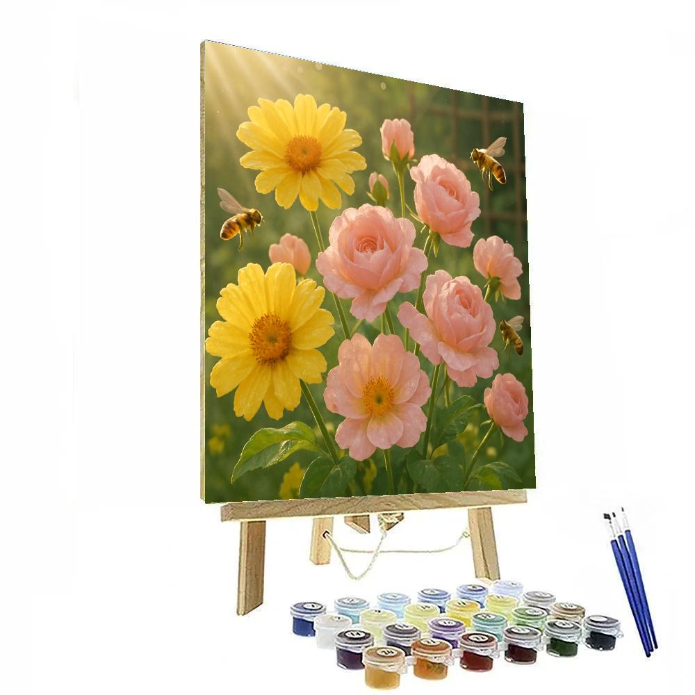 Flower Solstice Bloom paint by numbers